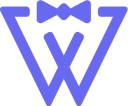 Purple letter W logo